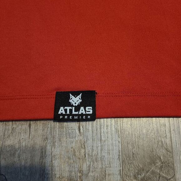 Atlas Premier Men's Golf Prfkt short sleeve Polo red and black size XL - Picture 5 of 10